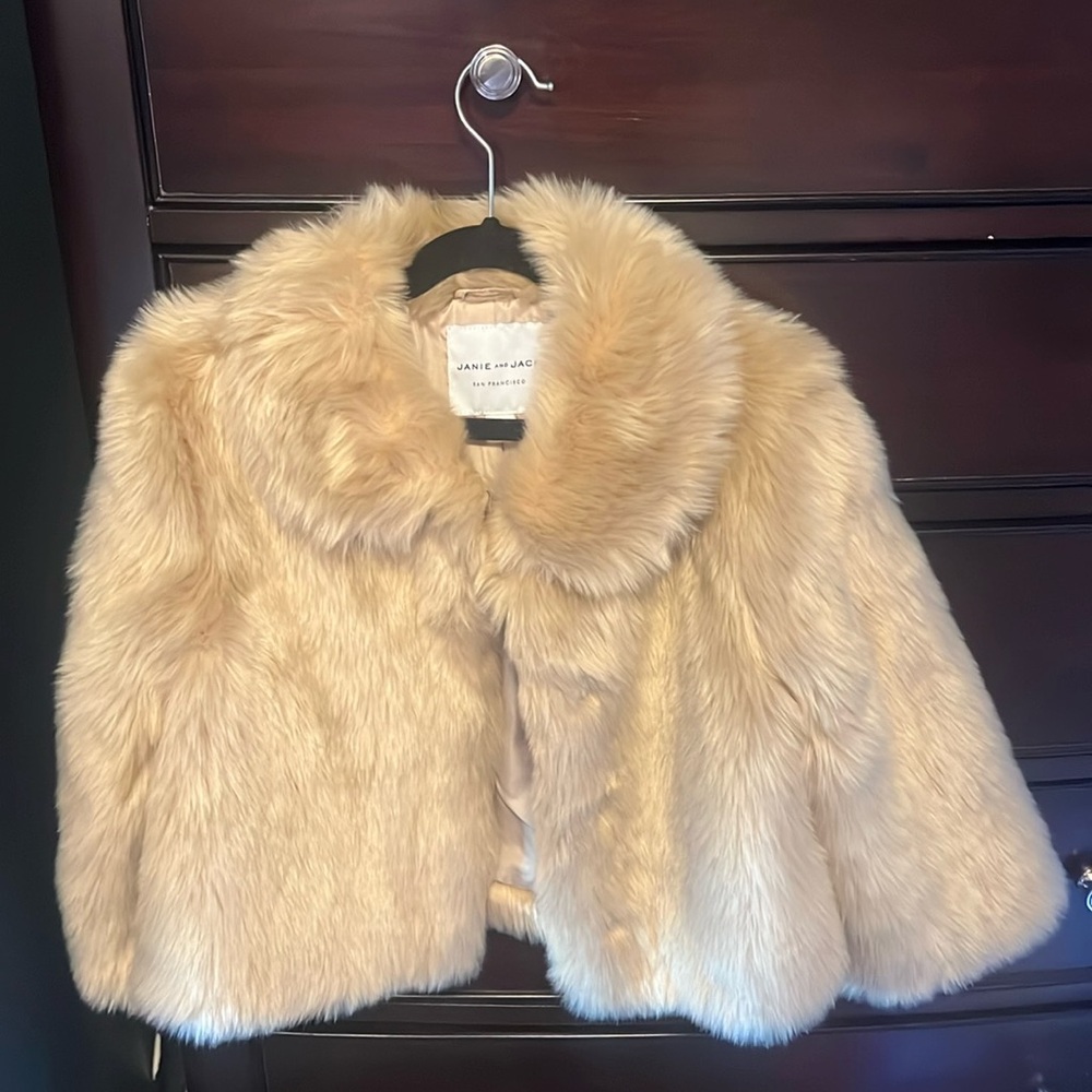 Janie and Jack Faux Fur Coat